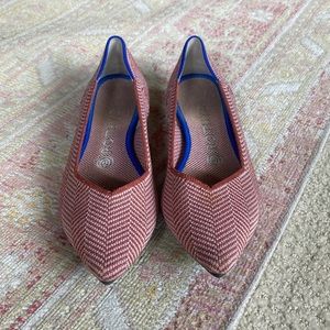 Rothy’s, red herringbone, size 7.5.